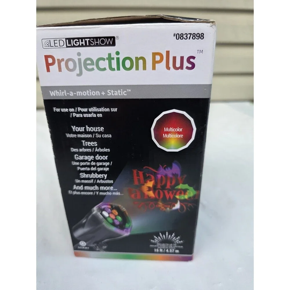 Halloween SpotLight Kaleidoscope LED Projection Swirling Lighting Effect —-995